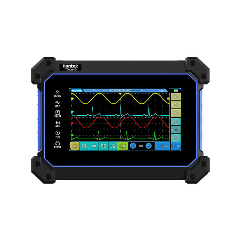 Description Picture 5 of itemHantek TO1254D 4 Channels Touch Screen Digital Oscilloscope Portable USB Oscilloscopes + Signal Source +Multimeter Tester