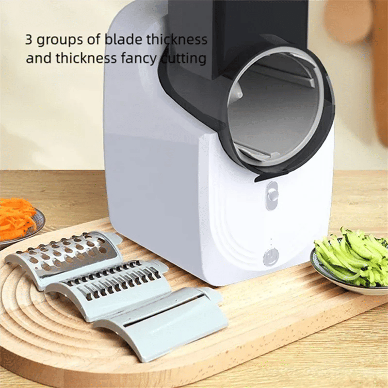 Description Picture 4 of itemA01V-Vegetable Cutter Electric Kitchen Household Multi-Function Vegetables Slicer Shredder Automatic 50W