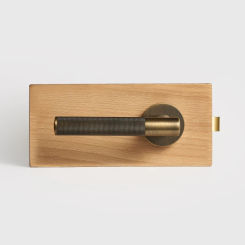 Nurlin Brass Knurled Cross Door Handle Passage Privacy Interior Mortise Lock Dummy Thumb Turn Door Lever Set Matt Antique Brass