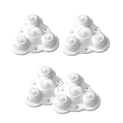 4 Pack Not Marking Nylon Furniture Casters easy installs Nylon Furniture Casters