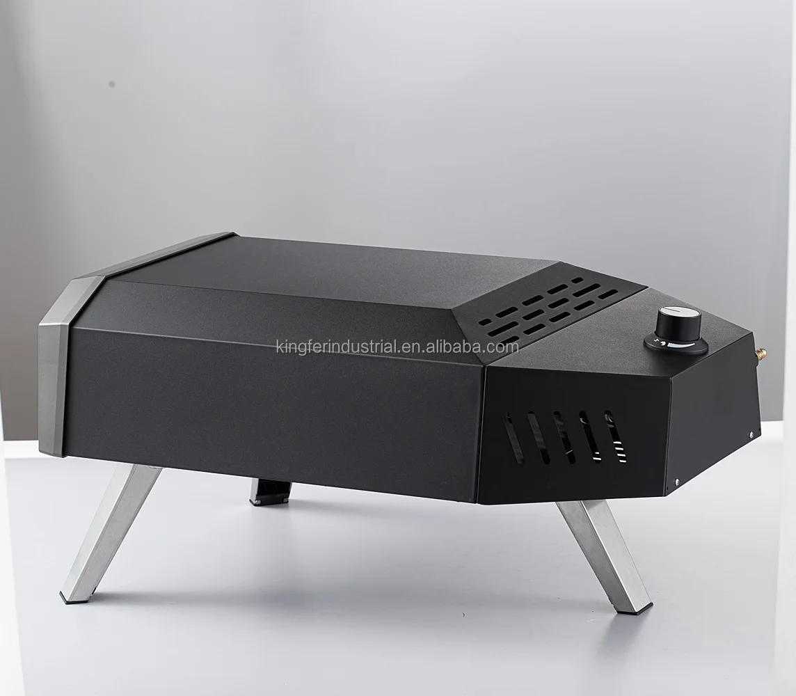 Description Picture 3 of item12-Inch Stainless Steel Gas Pizza Oven For Outdoor Parties Single Oven Free-Standing For Household RV Hotel Use