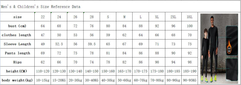 Description Picture 4 of itemFleece Underwear Men Winter Warm Turtleneck Shirt Bottom Second Skin Compression Sports Underwear Warmth Base layer kids Wear