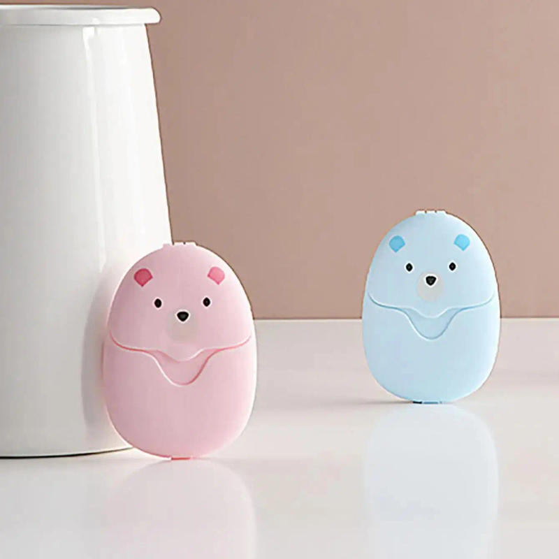 Description Picture 2 of item1pc-50 Pack Travel Portable Soap Paper, Outdoor Disposable Soap, Hand Washing Soap, Cleaning Soap