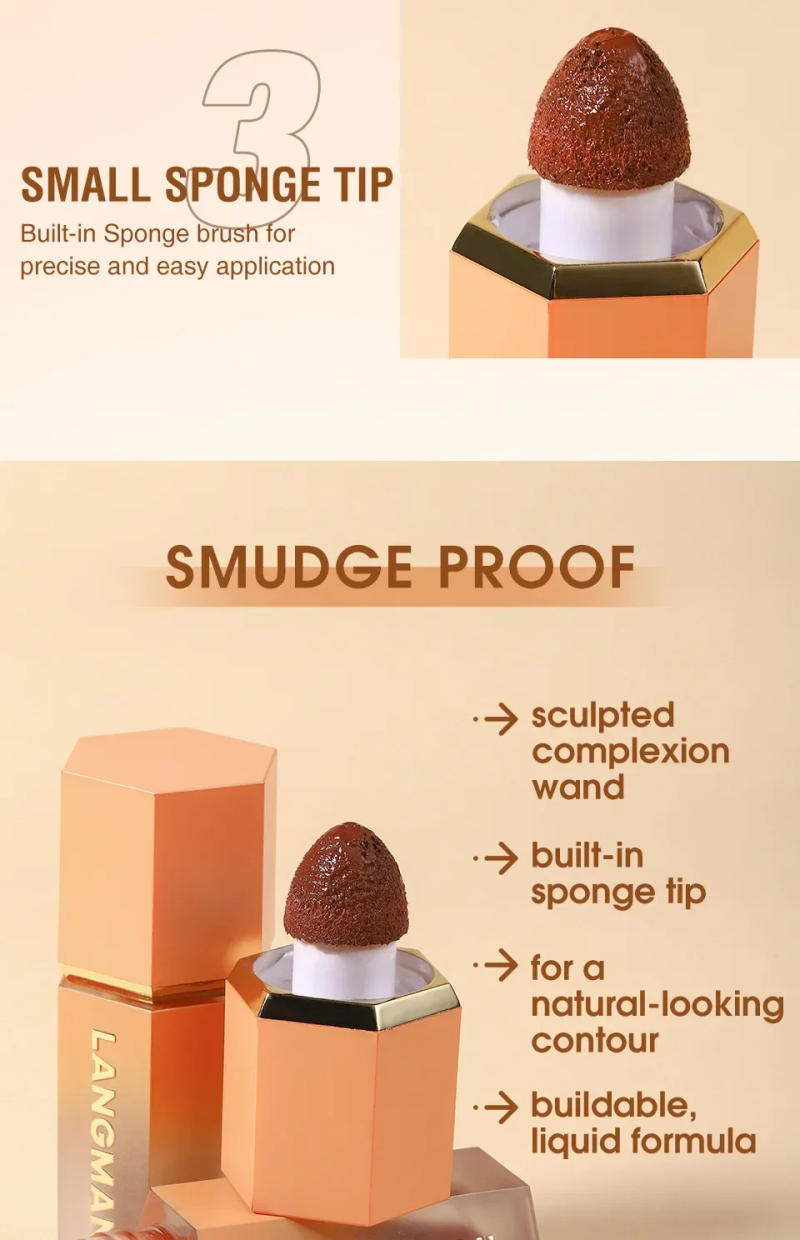 Description Picture 6 of itemLiquid Contour Stick Natural Matte Highlighters Nose Shadow Cream Lasting Contouring Brighten Highlighter Face Makeup Cosmetics