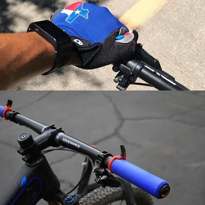 Description Picture 4 of itemBicycle Shark Handlebar Grips MTB Bike Horn Vice Handle Cycling Grasp Type Vice Handle Bike Hand Grip Road Bicycle Accessories