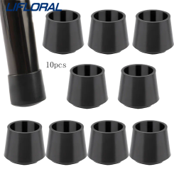 10pcs 20mm Chair Leg Caps Rubber Protector Pads Furniture Table Covers Socks Plugs Cover Furniture Leveling Feet Protective Pad