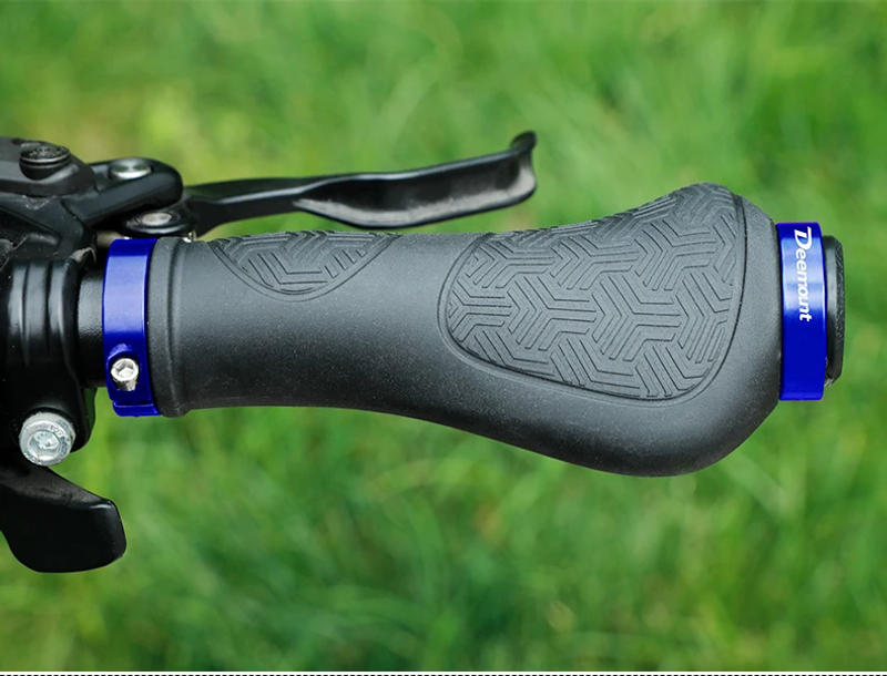 Description Picture 6 of itemDeemount Handlebar Grips Long 133mm Short 93mm for Twist Shifter Dual Ring Lock Hand Rest Fit MTB, BMX, e-Bike Commuter Bike