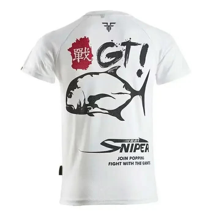 Description Picture 6 of itemDeep Sea Hunter Polyester Fishing T-shirt Summer Quick-drying Mosquito-proof Clothing Men's Short-sleeve Fishing Jerseys