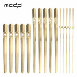 MCDFL Gold Clock Hands Metal Wall Watch Machine Modern Design Large Arrows Silent Mechanism with Quartz Movement Room Decoration