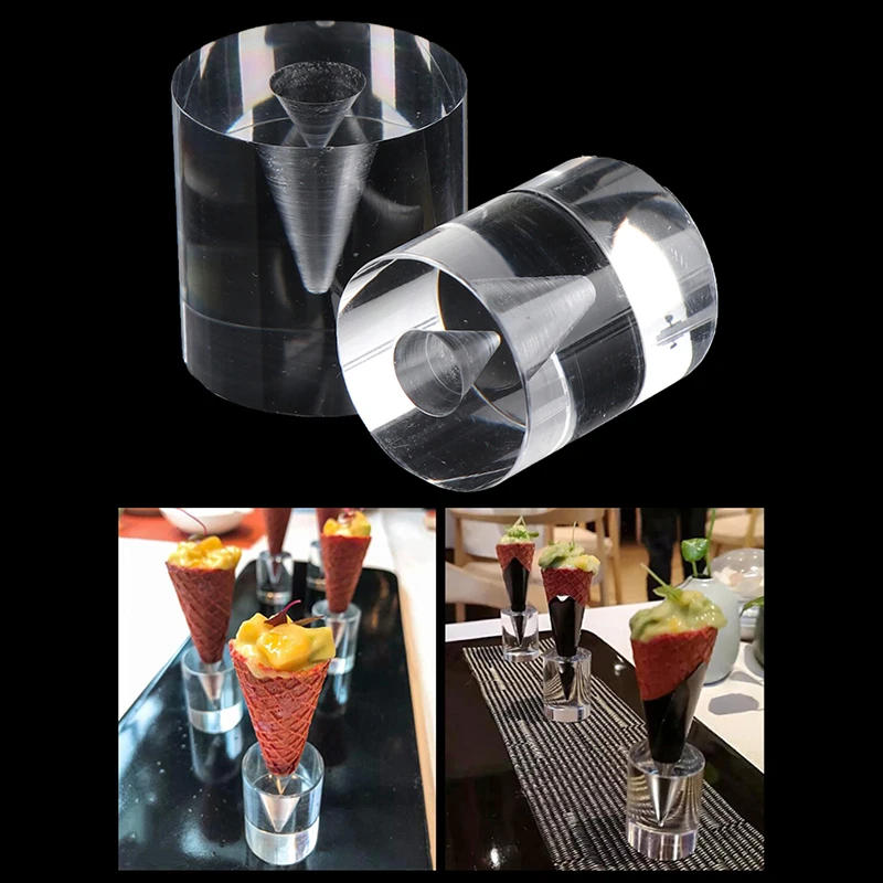 Description Picture 4 of itemIce Cream Cone Display Holder Stand Sweet Tube Crispy Shelf Candy Acrylic Holder