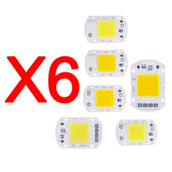 6PCS LED Chip COB Lamp Bead 20W 30W 50W LED 220V Smart IC No Need Driver DIY Spotlight floodlight Outdoor Chip Lamp Lighting