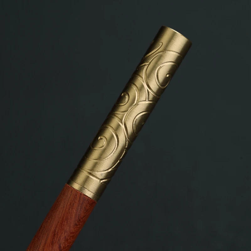 Description Picture 4 of itemDouble Head Tea Knife Needle Puer Tea Cake Knife with Cover Wooden Pole Stainless Steel Tea Cube Cutters Brick Tools Accessories