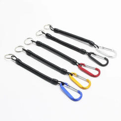 Burle Mountaineering Buckle Slip Rope Path Subtongs Anti-drop Spring Rope Fishing Accessories Tool Hook