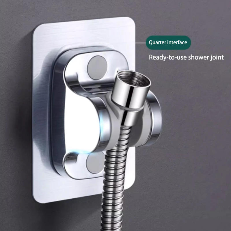 Description Picture 3 of itemUniversal Showerhead Holder Wall Mounted Punch Free Household Adjustable Shower Bracket Self Adhesive Bathroom Accessories