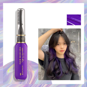 13 Colors One-time Hair Temporary Color Hair Dye Non-toxic DIY Hair Color Mascara Dye Cream Hair Wax Blue Grey Purple