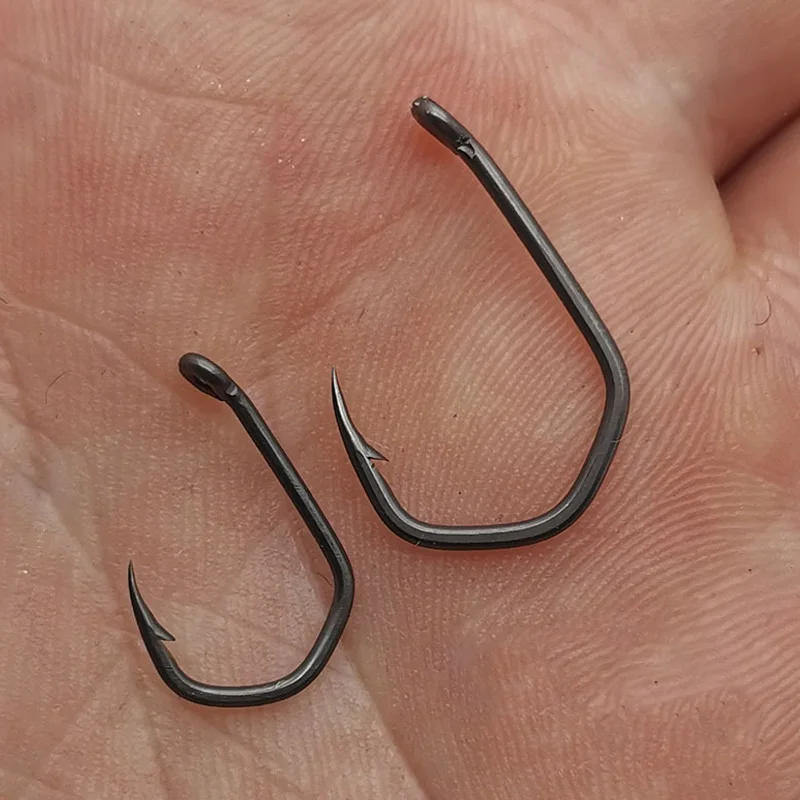 Description Picture 4 of itemStainless Steel Carp Fishing Hooks, Barbed Pinpoint Claw Hooks, PTFE Coating, High Carbon, Eyed Fish Hooks, 20Pcs