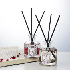 50ml Reed Diffuser Sets Hotel Bathroom Rattan Sticks Aromatherapy Diffuser Air Freshener Plant Home Fragrance Refill Oil