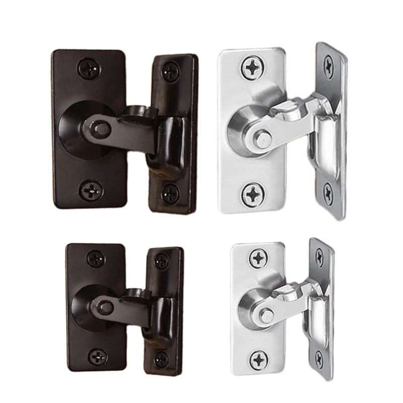 Description Picture 3 of itemDoor Latch Sliding Door Lock 304 Stainless Steel 90 Degree Door Buckle Right Angle Hook Lock Bolts Window Cabinet Lock