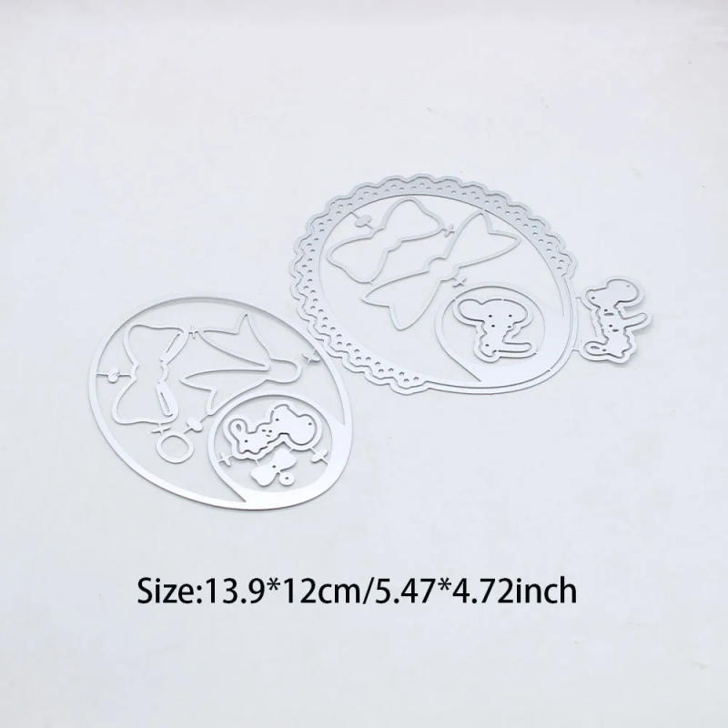 Description Picture 4 of itemKSCRAFT Baby Bib Mini Album Metal Cutting Dies Stencils for DIY Scrapbooking Decorative Embossing DIY Paper Cards