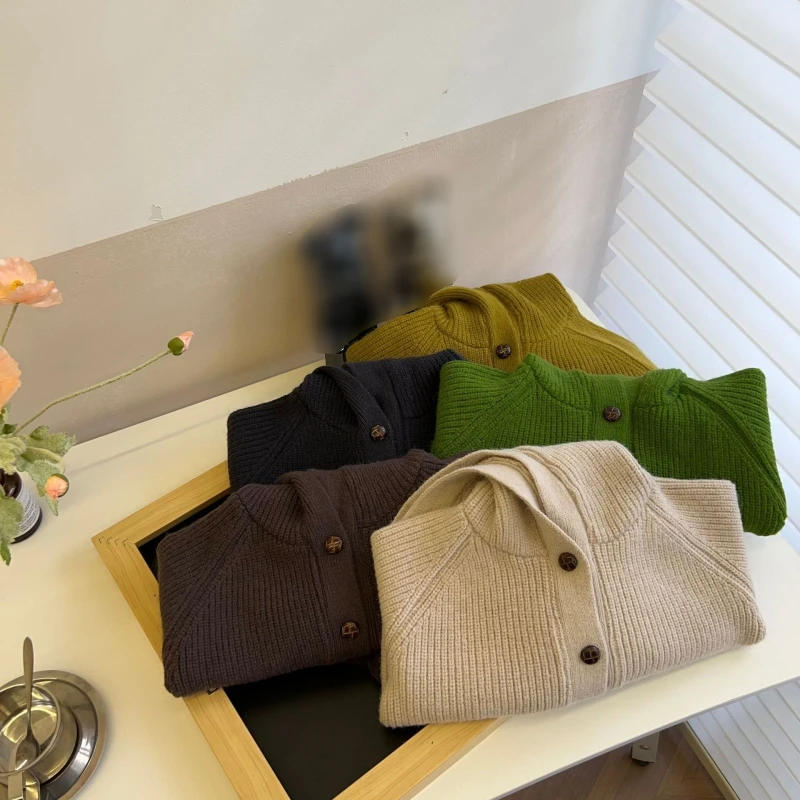 Description Picture 4 of itemSpring Baby Girls Boys Sweater Autumn Fashion Knitted Hooded Cardigan Versatile Jacket Coat Kids Infant Cardigans Clothes