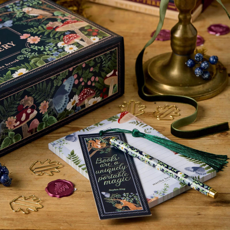 Description Picture 4 of item24 Days Stationery Advent Calendar 2024 Christmas Countdown Calendar Winter Woodland Design Ultimate For Stationery Lovers