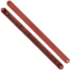 2 Pcs Plastic Drawer Rails Undermount Slides Track Guide Hardware Dresser Bottom for Cabinet Keyboard Dressing Table