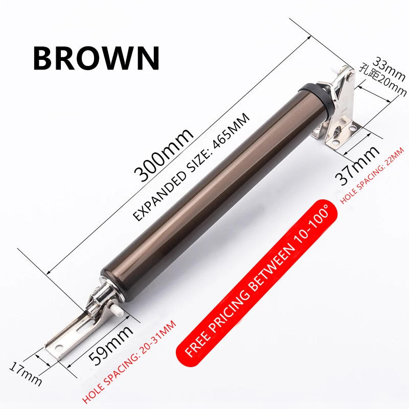 Description Picture 6 of itemSliding Door Limiter Automatic Spring Door Closer Limit Buffer Speed 90 Degree Positioning Closure Folding Hardware Home Lock