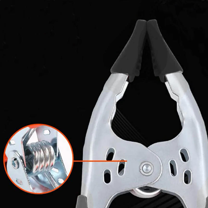 Description Picture 3 of item4pack 6Inch Spring Clamps Metal Heavy Duty Clamp Large Strong Clips Hand Squeeze Grip Hardware Clap For Photography Tool