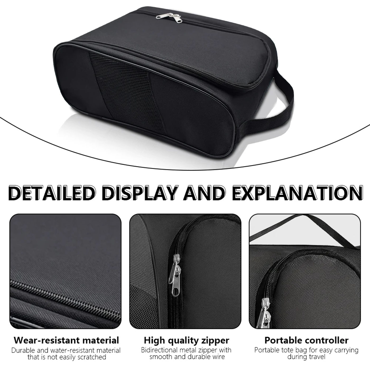 Description Picture 5 of itemGolf Shoe Bag Shoe Bag Breathable and Convenient Outdoor Sports Shoe Bag Available in Four Colors
