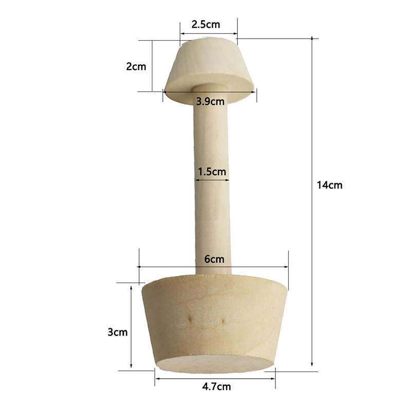 Description Picture 6 of itemPortable Wooden Egg Tart  Double Sides Pastry Egg Tart  Pusher Eggtart Mold Baking Accessories Kitchen Gadgets Cooking Tool