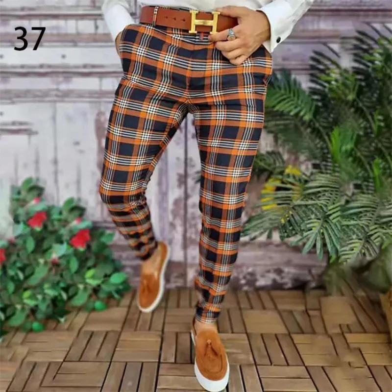 Description Picture 6 of itemTrendy Style 2024 Men's 3D Flower Handsome Wearing Seasonal Suit Pants Can Be Outdoor Trendy Men's Wear Pants MR7