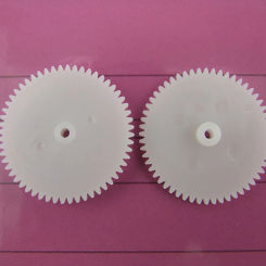 10pcs Plastic Modulus 0.5 Shaft Single Layer Gears 0.5M Reduction Wheels Toys DIY Part Accessories