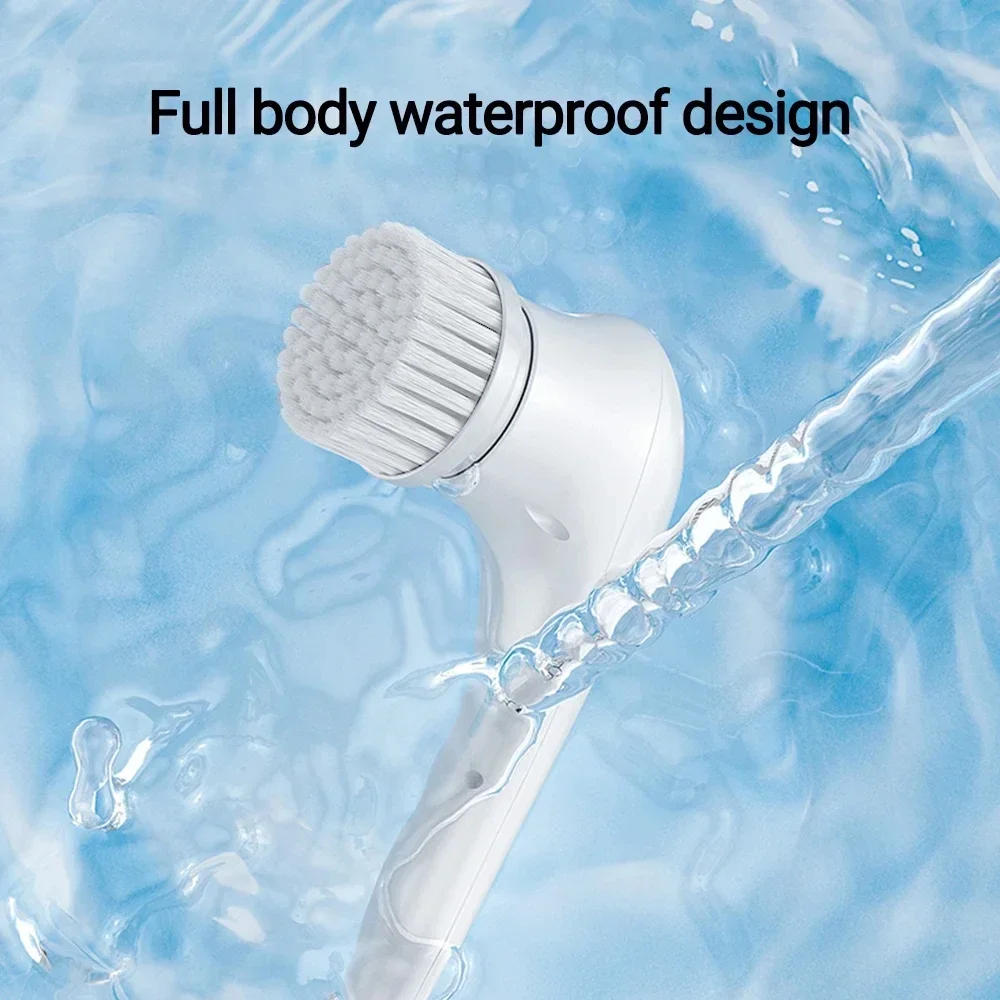 Description Picture 6 of itemWireless Household Electric Cleaning Brush 5-in-1Multifunctional USb Charging Bathroom Kitchen Cleaning Tool Supplies Wash Brush