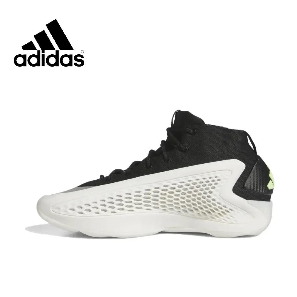 Description Picture 3 of itemAdidas Original Black Grey A.E.1 Shock Absorbing and Slip Resistant Mid Top Men's Basketball Shoes