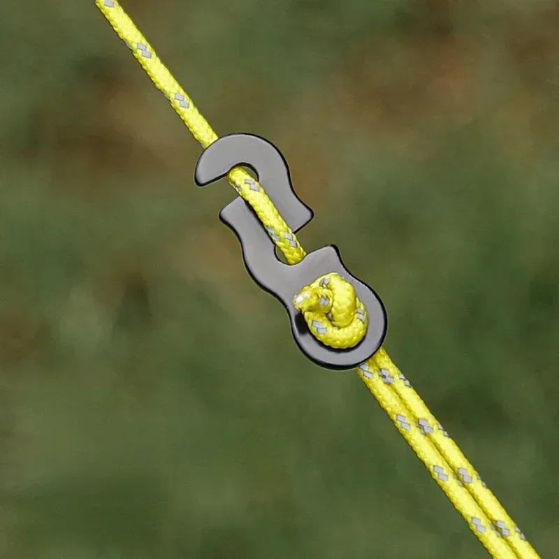 Description Picture 3 of item10pcs Adjustable Camping Tent Cord Rope Buckle S Type Tensioners Fastener Kit Outdoor Camping Tents Securing Accessories