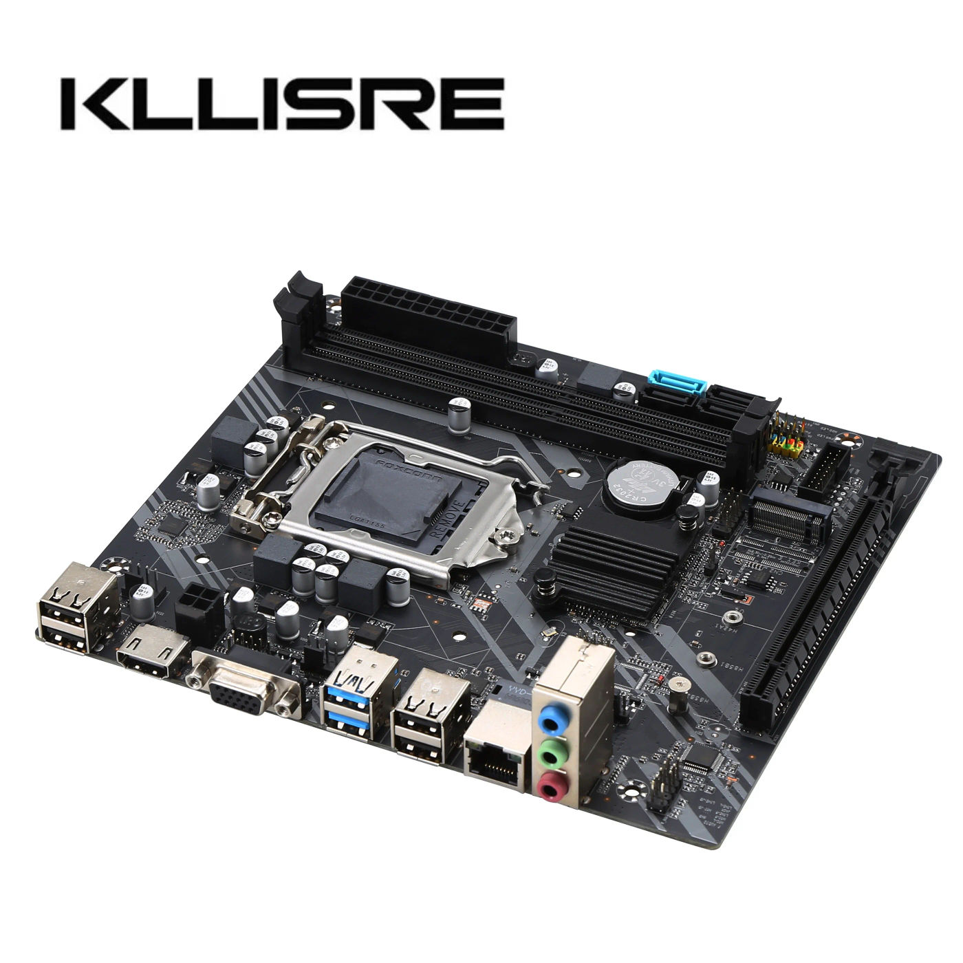 Description Picture 5 of itemKllisre B75 desktop motherboard LGA 1155 for i3 i5 i7 CPU support  M.2 NVME USB 3.0 SATA3.0 ddr3 memory