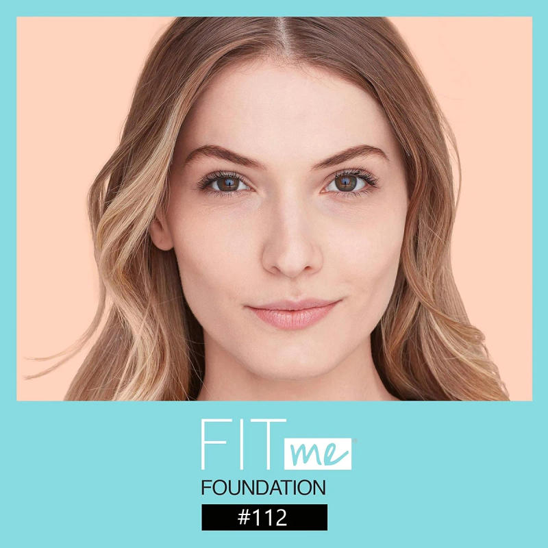 Description Picture 2 of itemMaybelline FitMe pro Foundation Liquid Blurring Brightening Concealing Oil-Control Sunscreen Compact Square Bottle 112