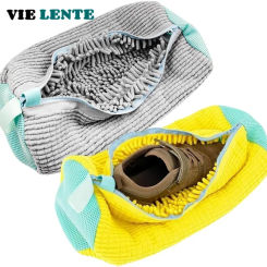 New Washing Shoes Bag Cotton Laundry Net Fluffy fibers Easily remove dirt Washing Bags Anti-deformation Shoes Clothes Organizer