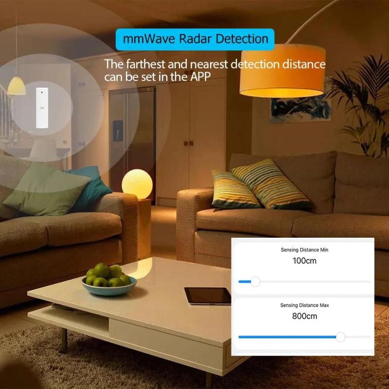 Description Picture 3 of itemTuya ZigBee Motion Sensor Smart Life Human Presence Sensor 5.8G MmWave Radar Detector Security Protection for Alexa Google