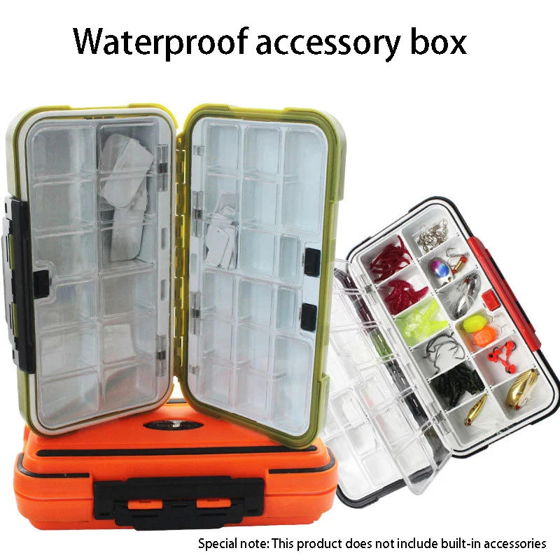 Description Picture 5 of itemAccessories: Bait Box, Rock Fishing Box, Large, Medium, Small Four-Color Lock, Lure Box, Fishing Tool Box, Leak Proof