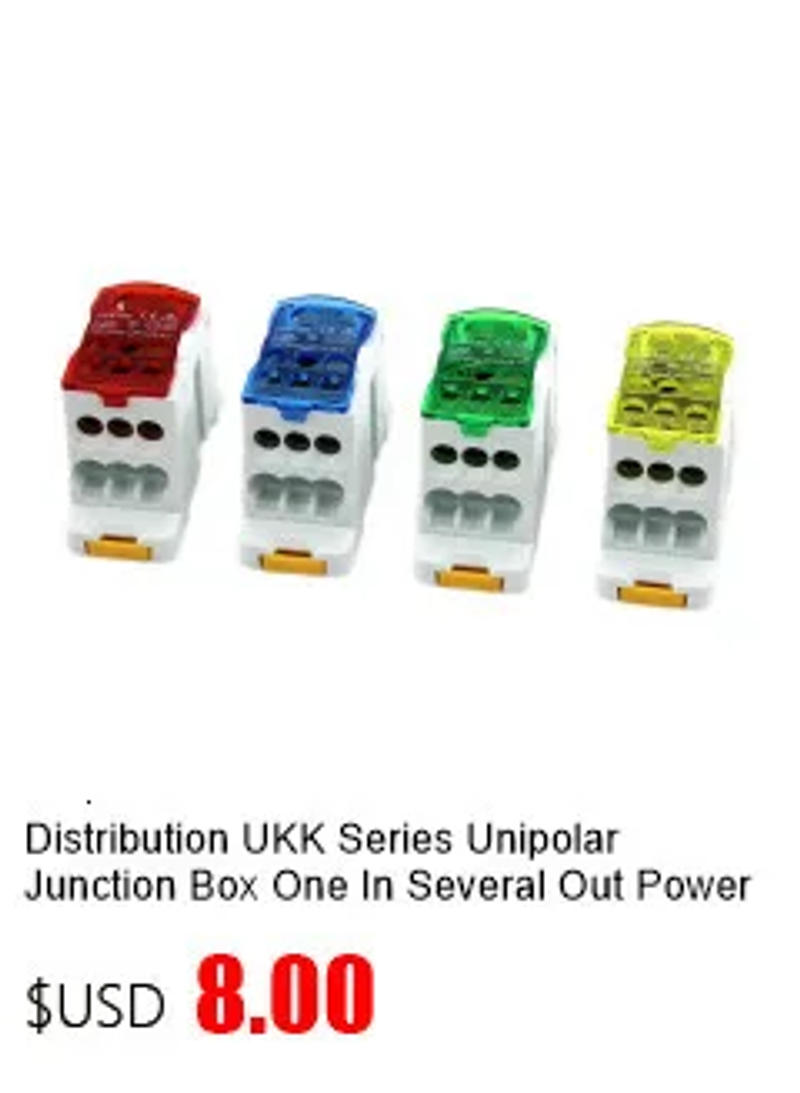 Description Picture 2 of itemWire Connectors Mini T Rail Type Fast Universal Compact Conductor Wiring Cable Electrical Connector Push-in Butt Terminal Block
