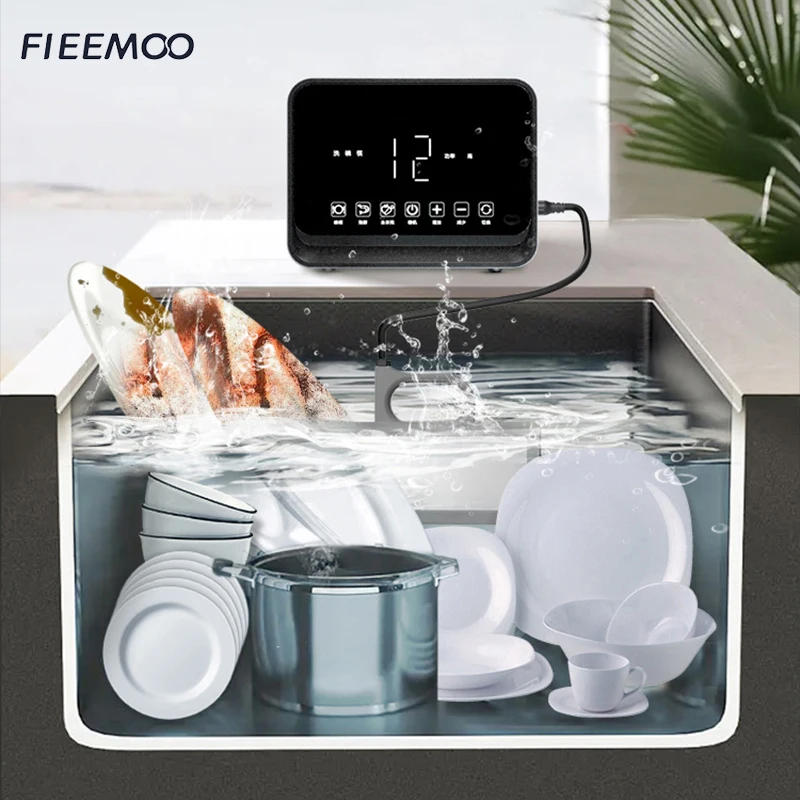 Description Picture 3 of itemCommercial Restaurant Multifunction Ultrasonic Mini Dish Washing Machine Vegetable Food Cleaner Machine Support OEM ODM