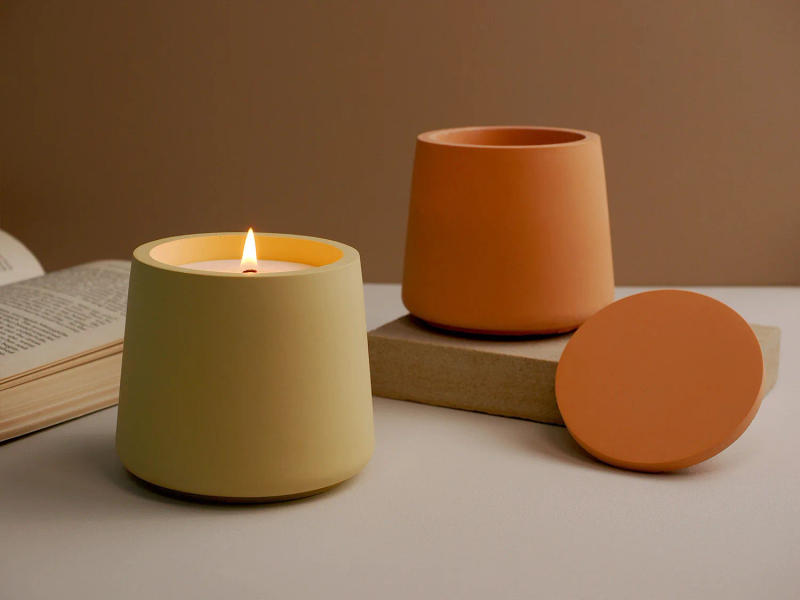 Description Picture 5 of itemRound Candle Jar Silicone Mold DIY With Lid Jewelry Storage Box Craft Making Plaster Epoxy Resin Vase Casting Molds Home Decor