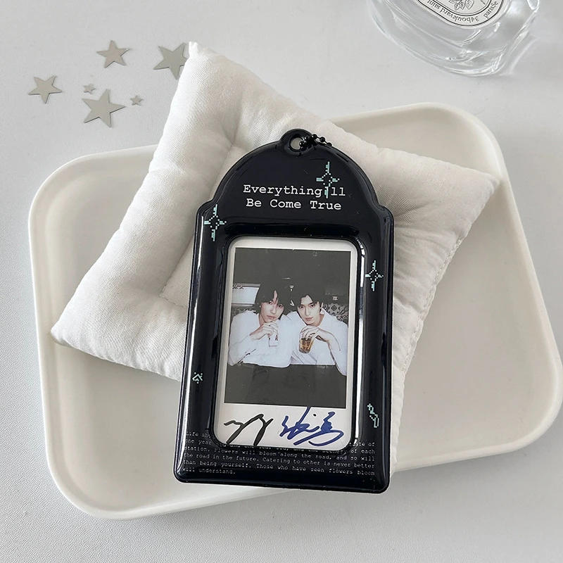 Description Picture 2 of itemKpop Photocard Holder Binder Photocards Frames Idol Cards Display Stand Keychain for Bags Kpop Cards Collect Book