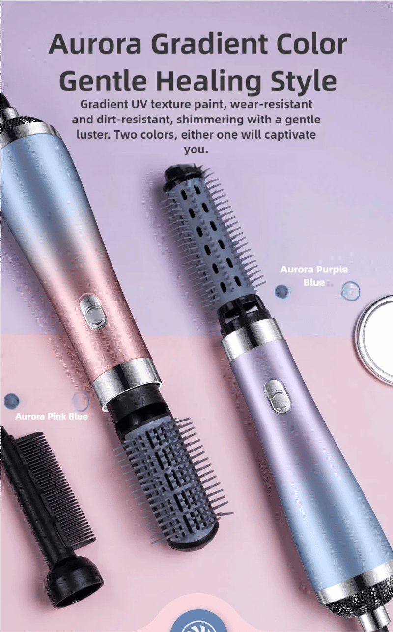 Description Picture 5 of itemTinsol hair dryer comb professional curling iron 3 in 1 hot air comb curling straightener roller hair dryer hair dryer brush
