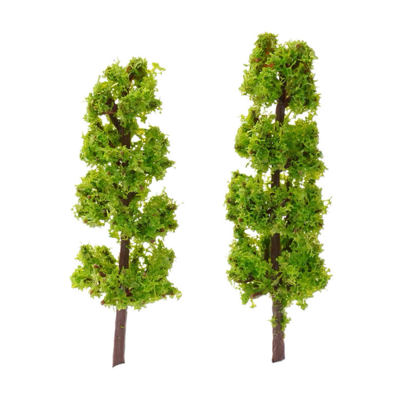 Description Picture 5 of item20PCS Artificial Model Trees Train Railroad Layout Scenery 1:200 Scale Tree Park DIY Scene Tree Miniature Landscape Decorate