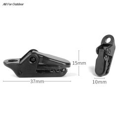 10Pcs Awning Clamp Tarp Clips Snap Hangers Tent Camping Survival Tighten Tool for Outdoor Camp Hike Camping Equipment