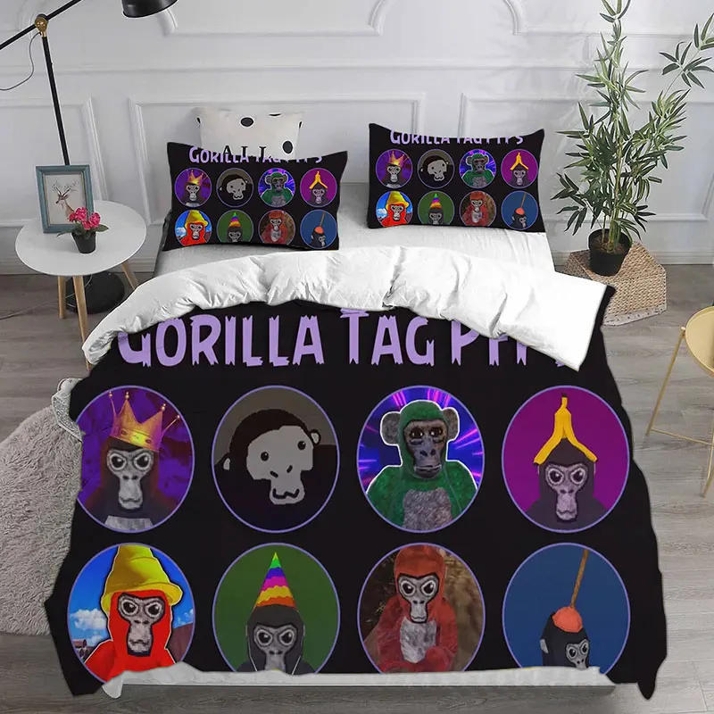 Description Picture 2 of itemGorilla Tag Bedding Sets Comforter Quilt Bed Cover Duvet Cover Pillow Case 2-3 Pieces Sets Kids Adult Size
