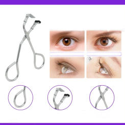 1pcs  Stainless Steel Eyelash Curler Makeup Tool Mini Part of Eye Lash Curling Applicator Natural Eyelash Curly Cosmetic Clip