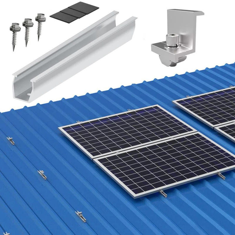 Description Picture 5 of itemSolar Panel Module Aluminum Bracket Rail Fastening Rail Trapezoidal Roof Mount Solar Profile 30mm 35mm Solar System Accessories